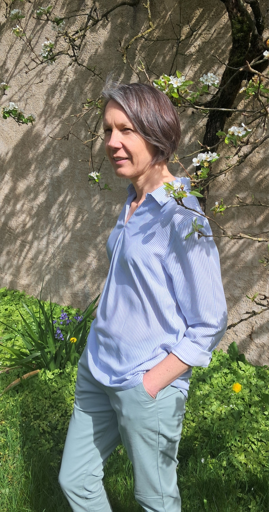 Emmanuelle Geffrault en extérieur